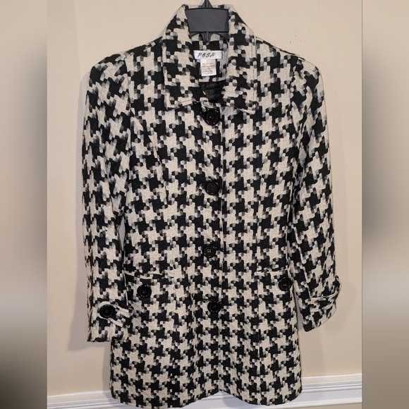 Houndstooth Peacoat - Picture 3 of 9